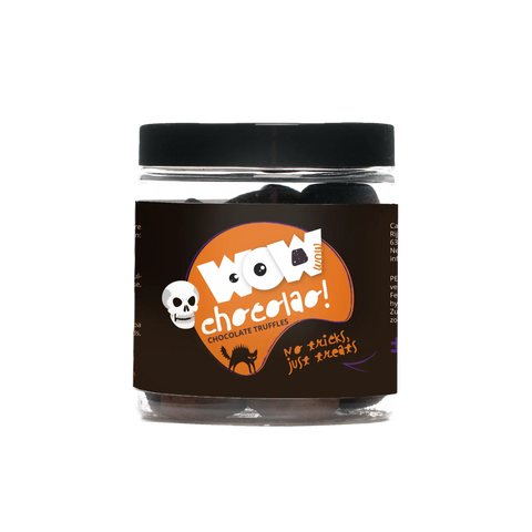 No tricks, just treats - Halloween edition - Chocolate Truffles - 130g jar - WOW Chocolao!