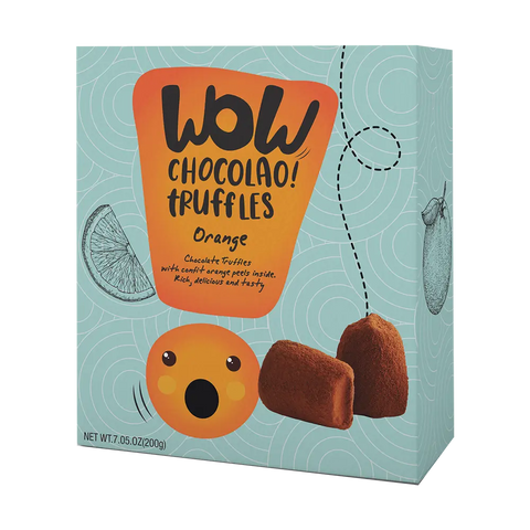 ¡Naranja Jugosa - Trufas de Chocolate - 250g - WOW Chocolao!