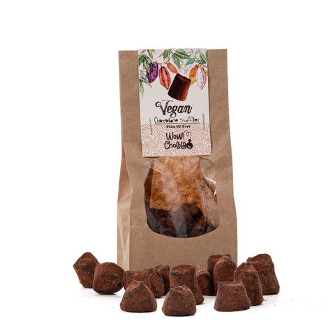 Veganistisch - Chocoladetruffels - 130g - WOW Chocolao!