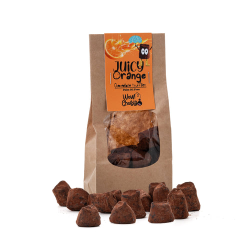 ¡Naranja Jugosa - Trufas de Chocolate - 130g - WOW Chocolao!