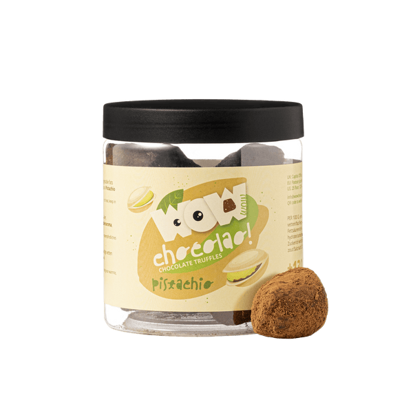 Trufas de chocolate con pistacho - Tarro para regalo 130g