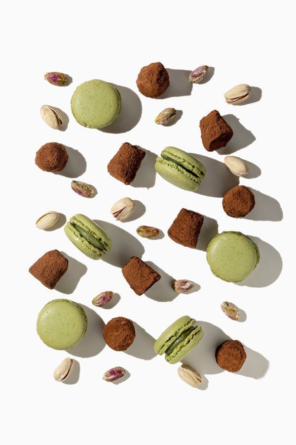 Pistache Macaron chocolade truffels - in bulk