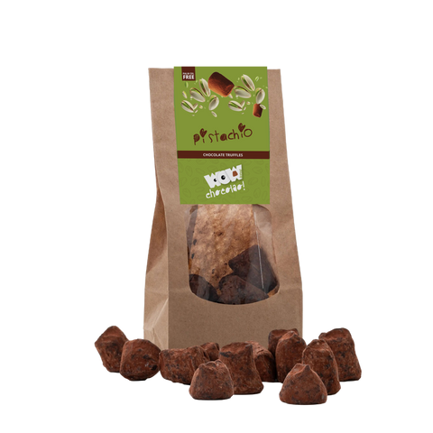 Pistachio Chocolate Truffles - Biodegradable bags 130g