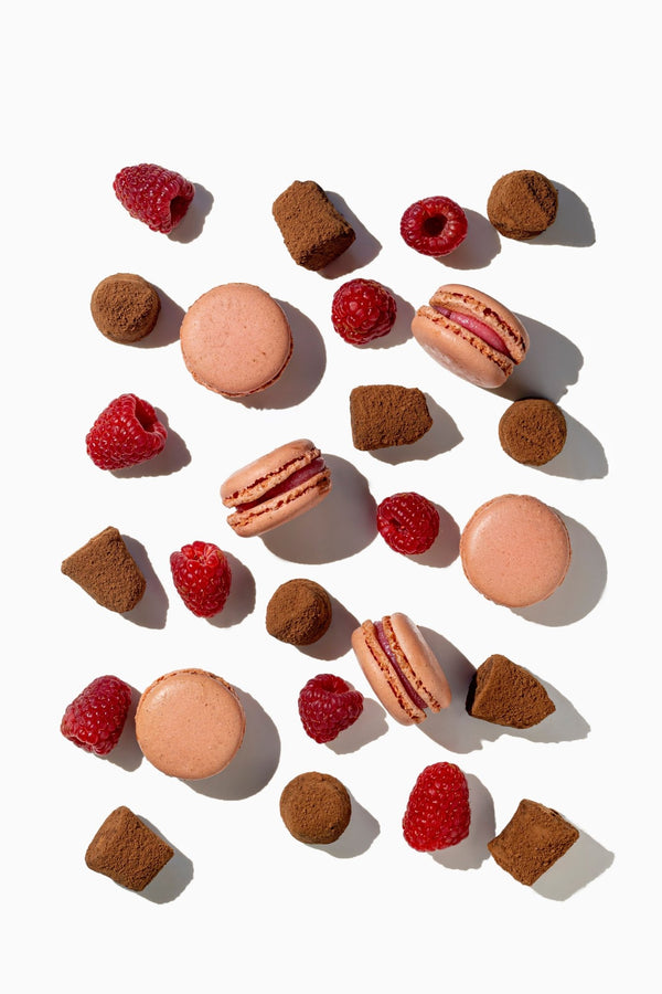 Himbeer-Macaron-Schokoladentrüffel - Großpackung