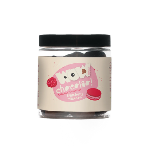 Raspberry Macaron - Chocolate Truffles - 130g jar