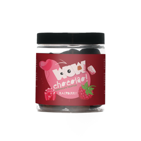 Raspberry - Valentine Edition - Chocolate Truffles - 130g jar
