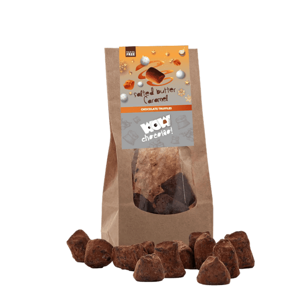 Salted Caramel Chocolate Truffles - Christmas Edition - Biodegradable bags 130g